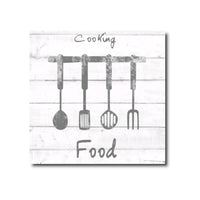 Canvas Stampato Alta risoluzione 40x40 cm FOOD Telaio in Legno Tela in cotone