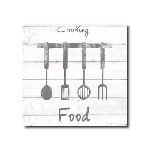 Canvas Stampato Alta risoluzione 40x40 cm FOOD Telaio in Legno Tela in cotone