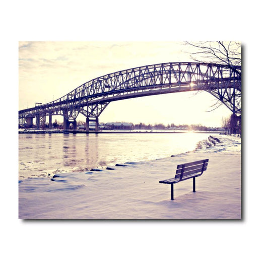 Canvas Stampato Alta risoluzione 40x50 cm PONTE Telaio in Legno Tela in cotone