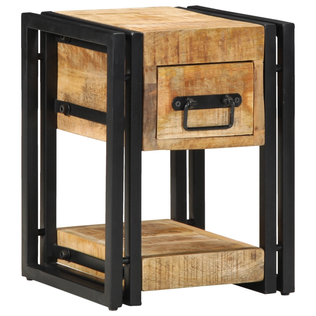 Comodino 40x40x40 cm Legno massello di mango