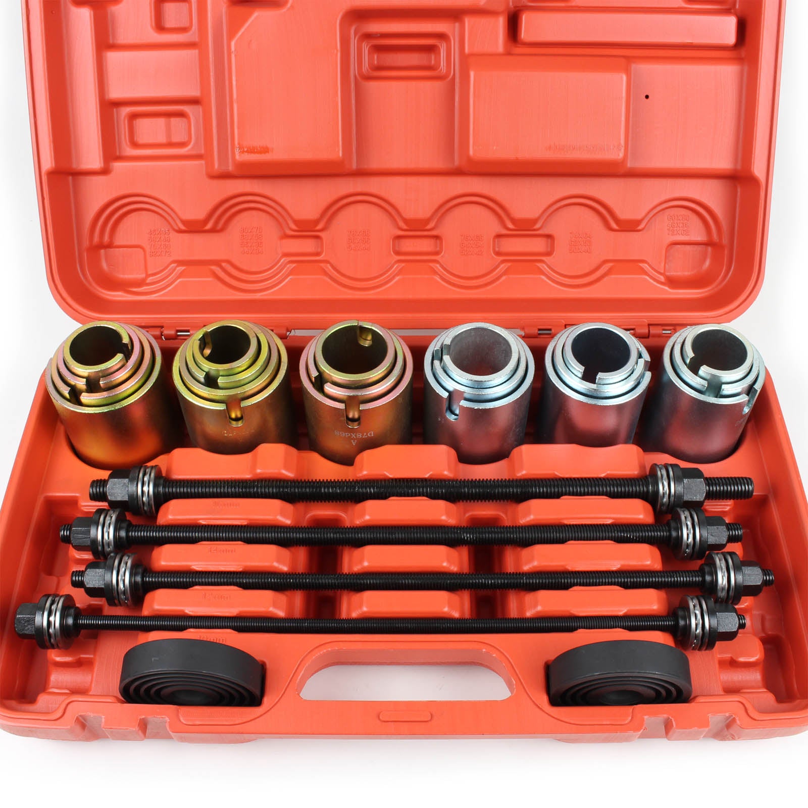 Estrattori set 26 pz per montaggio smontaggio cuscinetti ruota e boccole