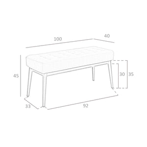 Sgabello in tessuto grigio scuro