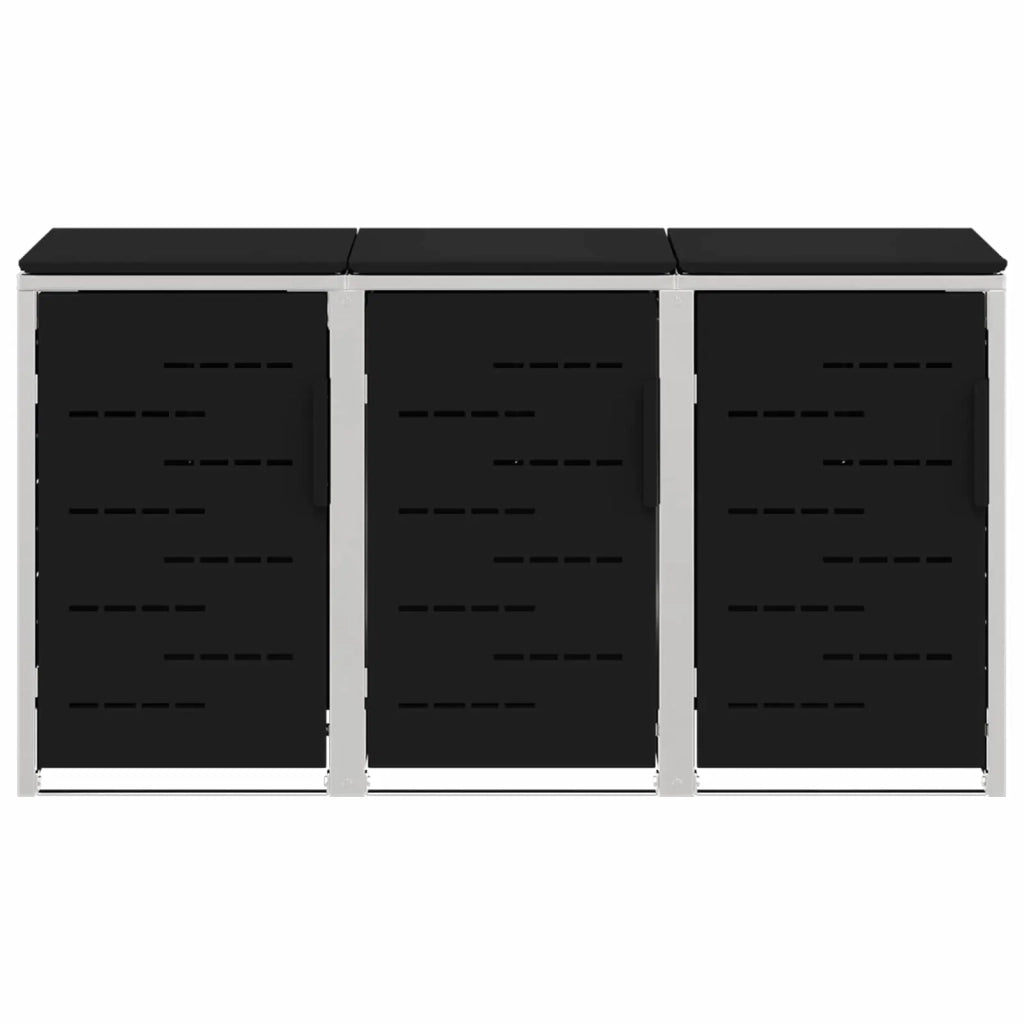 Stoccaggio contenitore a ruote Nero 207 x 77,5 x 112,5 cm 3422238