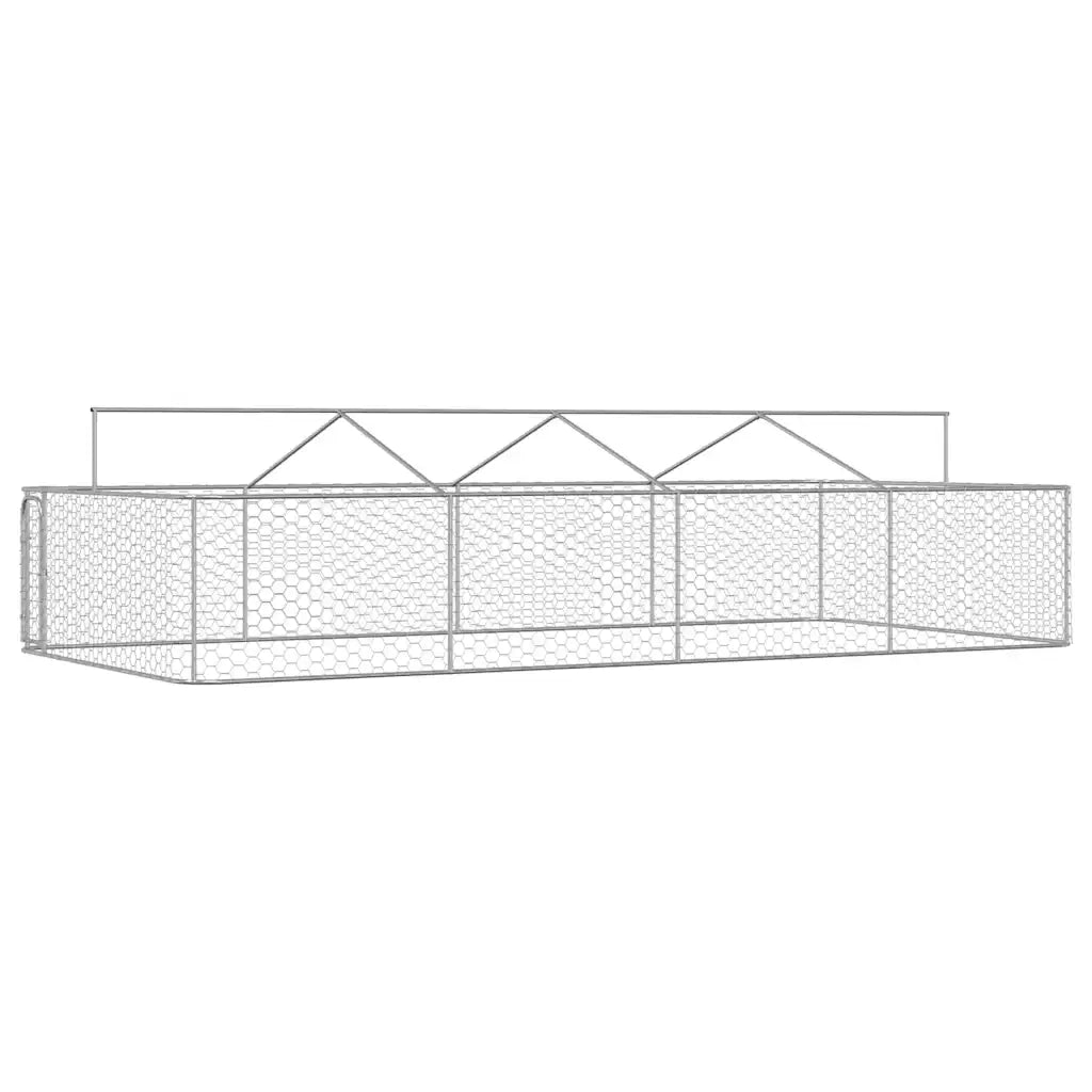 Gabbia per Cani da Esterno con Tetto 600x300x150 cm 171502
