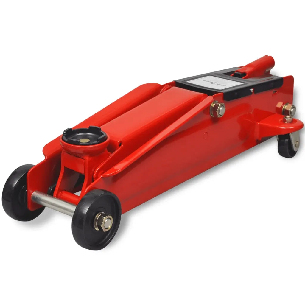 Sollevatore Idraulico da Pavimento 3 Tonnellate Rosso 210320