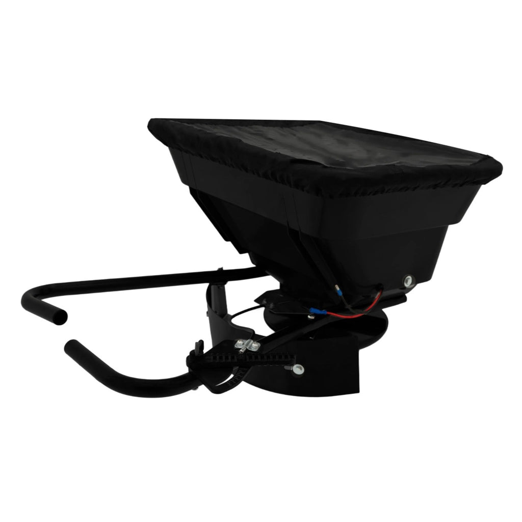 Spandiconcime ATV Quad 12V 43,5L Traino con Deflettore e Copertura