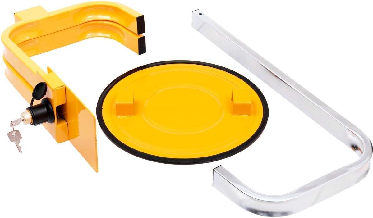 Blocco Ruota Auto Antifurto Bloccaggio per Pneumatico Ruote da 13-15 Pollici, con 2 Chiavi