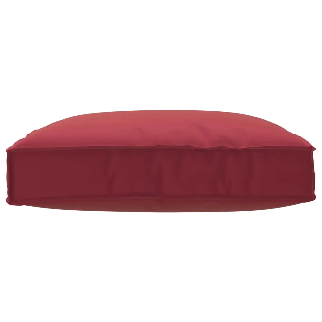 Cuscino Rosso Vino 80 x 80 x 12 cm Tessuto Oxford 42001514