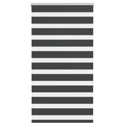 Tenda a Rullo Zebra Nero Larghezza Tessuto 70,9 cm Poliestere