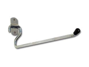 GANCIO PARETE PORTATUTTO DRITTO ART.303- - cm.22 lunghezza - ø mm.8 - 12 pezzi