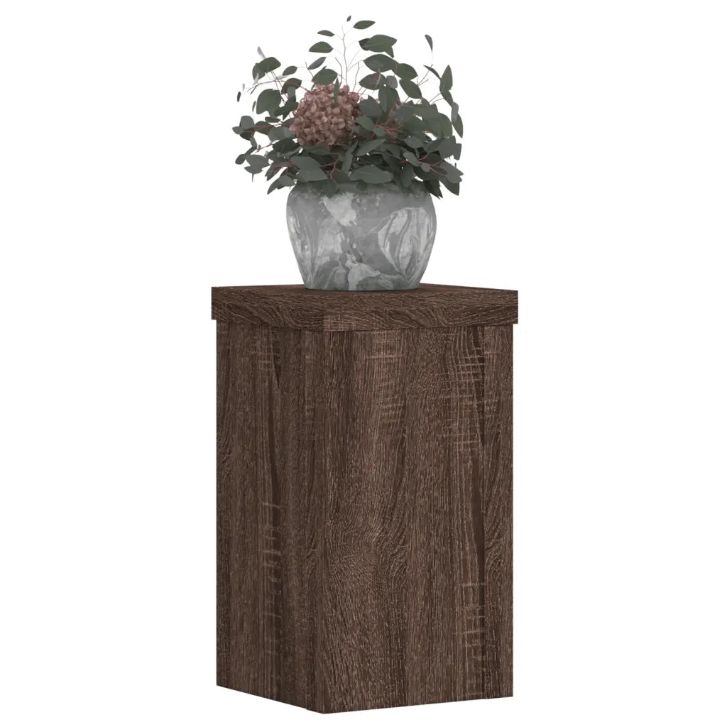 Supporti per piante | Sostegno per piante 2 pz Marrone 10x10x18 cm Legno Multistrato