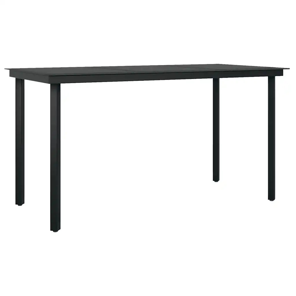 vidaXL Set da Pranzo da Giardino 5pz con Cuscini Polyrattan Vetro