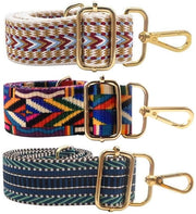 Cintura Regolabile 3,8 cm - Cintura per Borsa - Cinturino per Borse - Cintura di Sicurezza - Poliestere - 3 Unità
