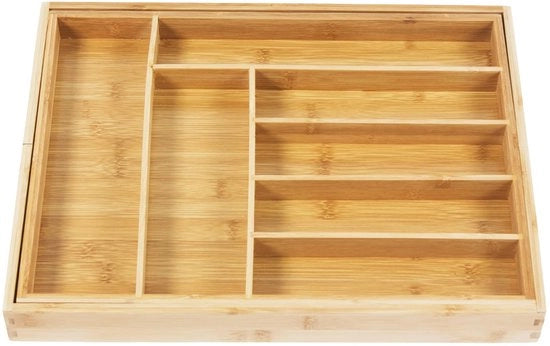 Cassa per oggetti in bambù - Soluzione di stoccaggio pratica - Adattabile - 1 pezzo