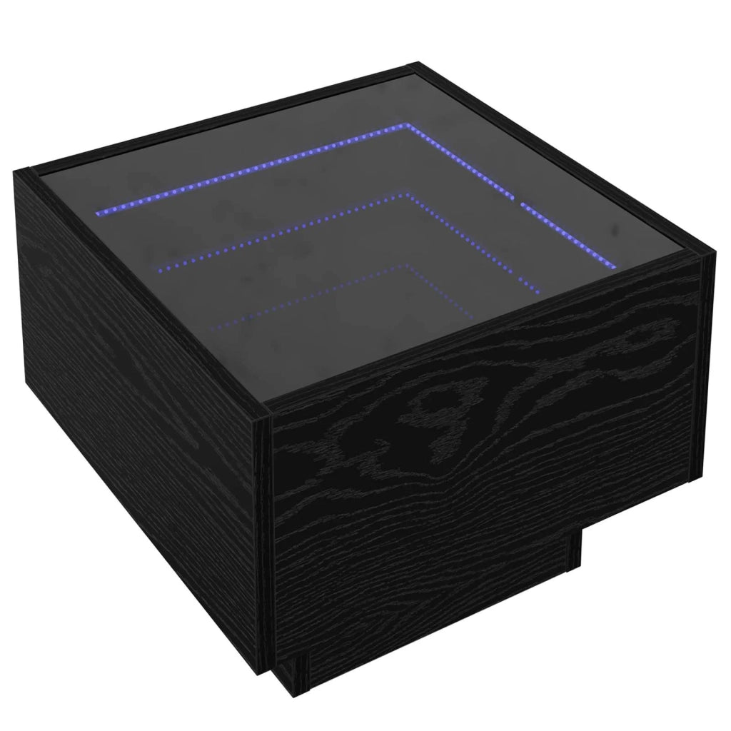 Tavolino da salotto Rovere nero 40 x 40 x 30 cm 879658
