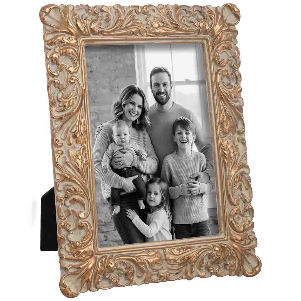 Portafoto 10X15 oro 15,7x1,8x20,3h cm