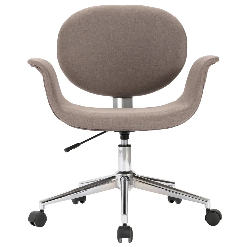 Sedie da Pranzo Girevoli 4 pz Grigio Talpa in Tessuto 3054870