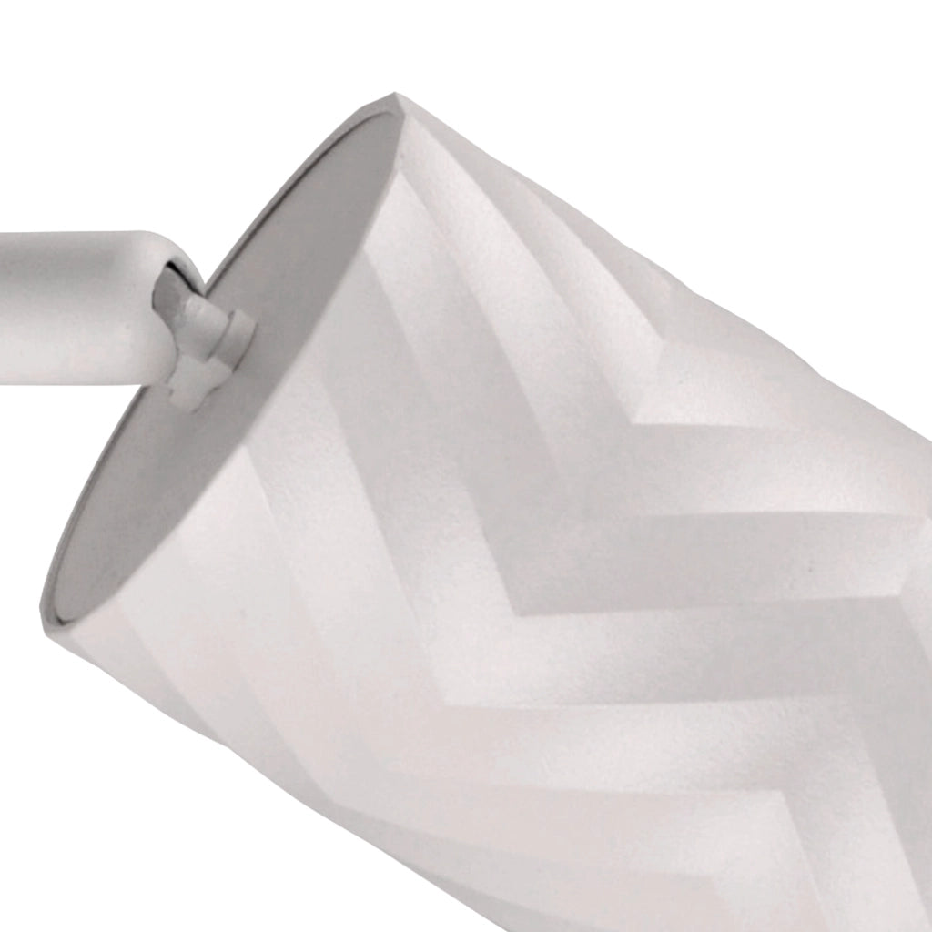 Lampada parete-soffitto 2 luci bianco/oro GU10 Arras Polux
