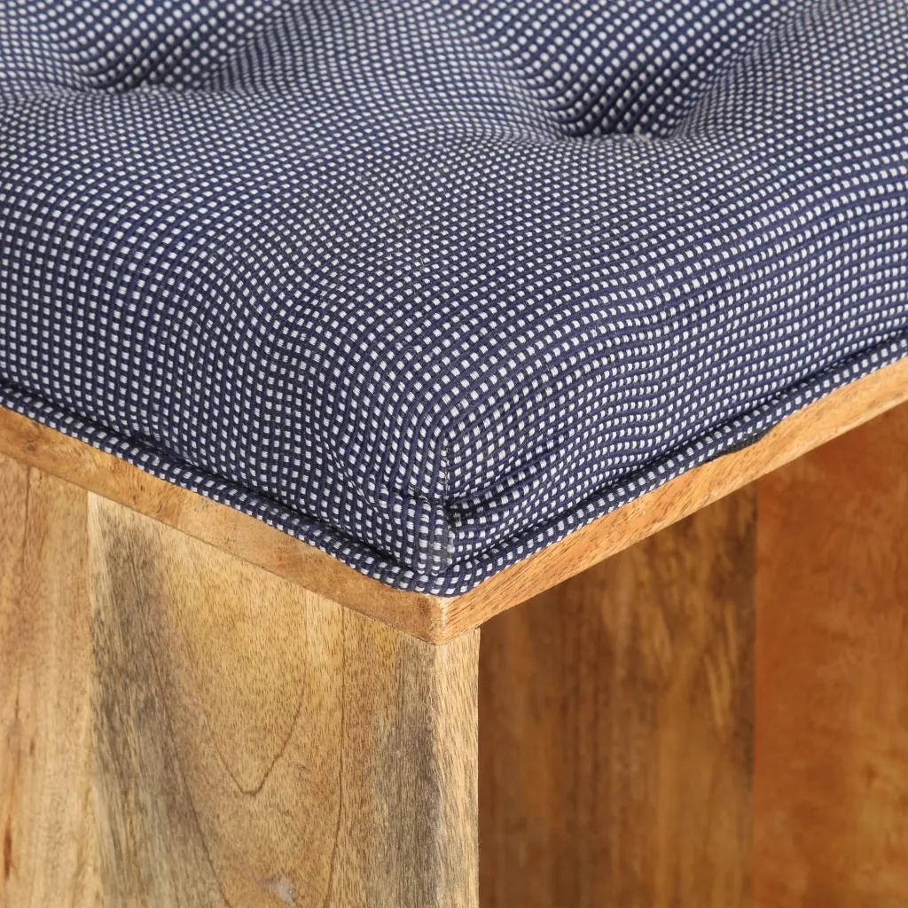 Panca da Ingresso 100x35x47 cm in Legno Massello di Mango 285891