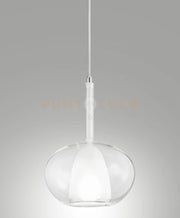 3787-50-241 EDISON  VETRO TRASPARENTE D.22CM COMPLETO DI CAVO X KIT LUCI