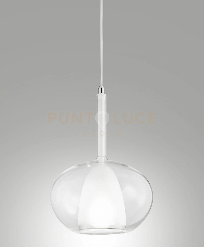 3787-50-241 EDISON  VETRO TRASPARENTE D.22CM COMPLETO DI CAVO X KIT LUCI
