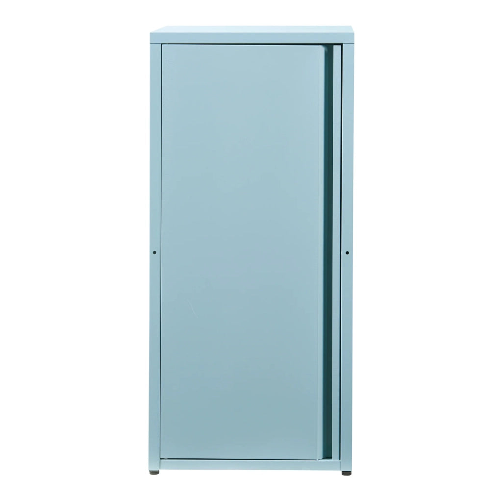 Mobiletto/scaffale in metallo e acciaio 88 x 40 x 35 cm blu grigio 03_0008902