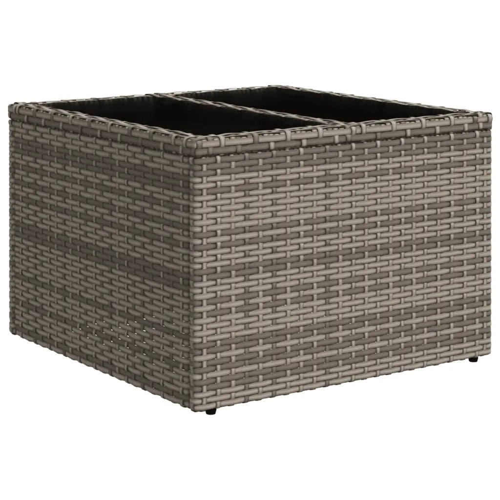 Set Divani da Giardino 7 pz con Cuscini Grigio in Polyrattancod mxl 90574
