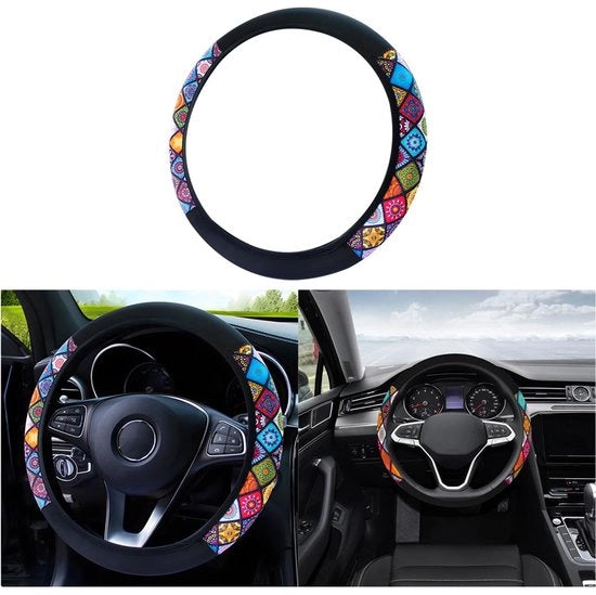 Cuscino regolabile per volante, copricuscino per volante, copertura per volante, protezione per volante, copertura per volante senza anello interno, accessori per l'auto