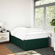 Giroletto senza Materasso Verde Scuro 120x200 cm in Velluto