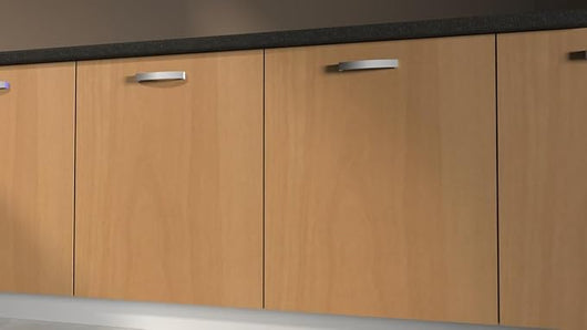 Anta per mobili in Legno nobilitato Compresa di Maniglia e Cerniere 72X40 FAGGIO