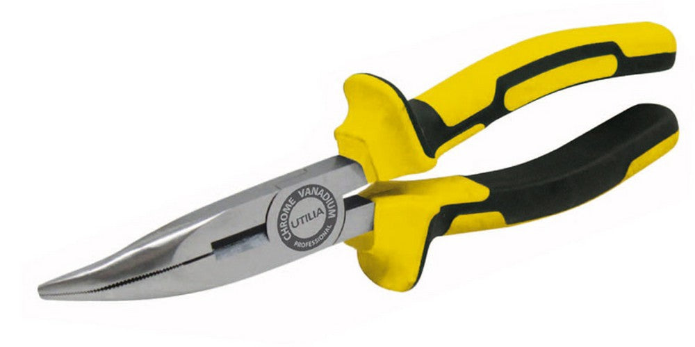 pinza a becchi 1/2 tondi piegati professionale  mm. 160 cod:ferx.vit30057