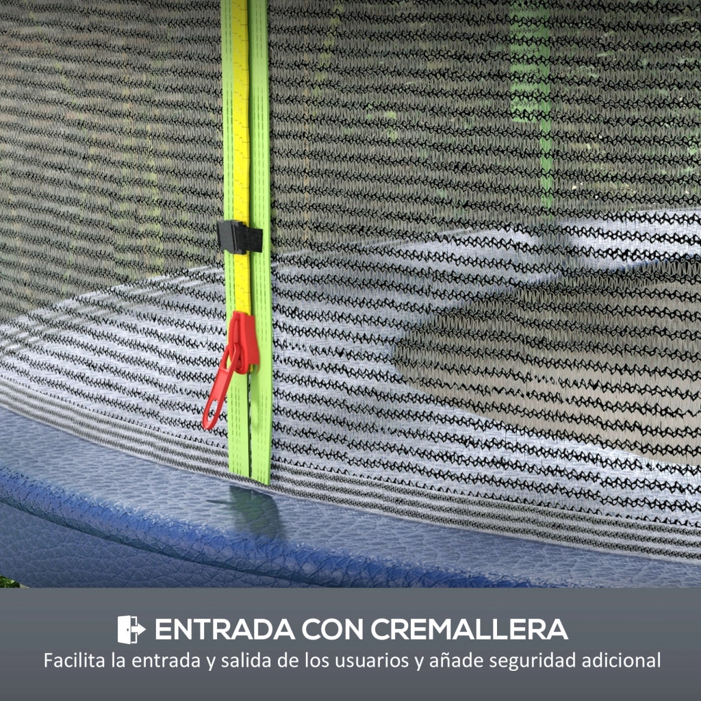 Letto a soppalco con rete ¨C zephmum ¨C 305x305 cm verde e nero