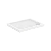Ideal Standard piatto doccia 80x100x7h cm in ceramica bianco lucido design anti-scivolo mod. Eurovit