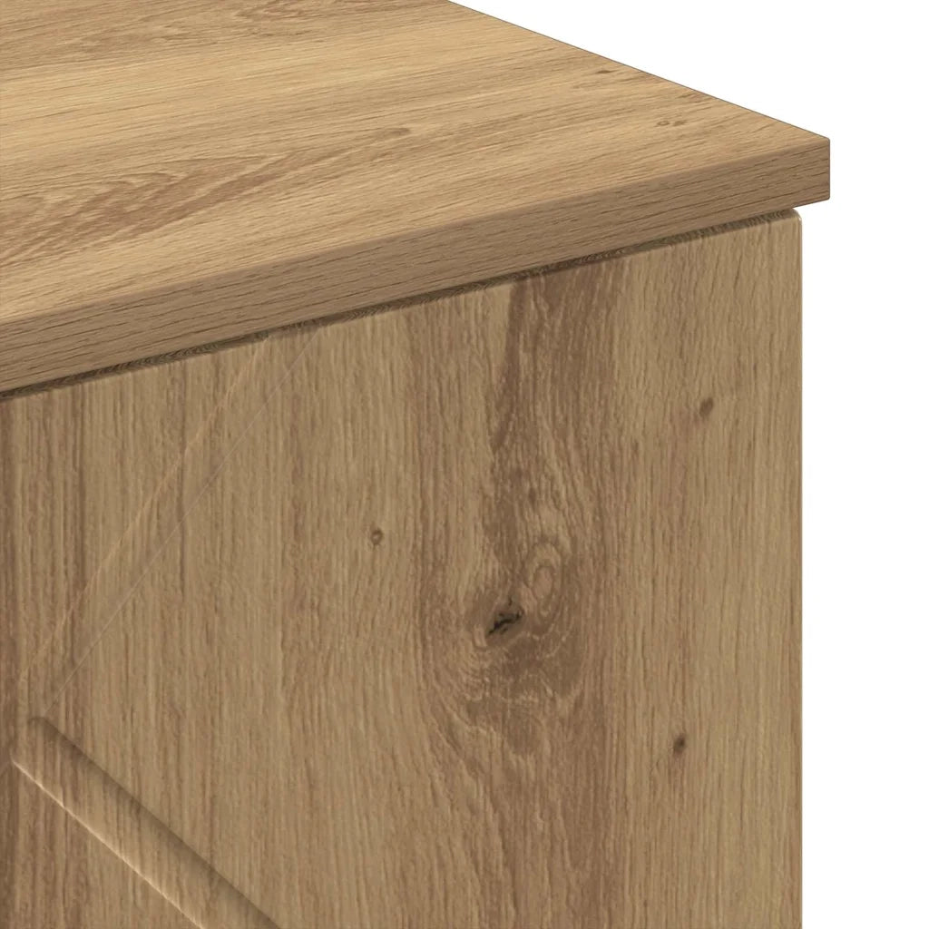 Mobile da Bagno con porta Rovere artigianale 30 x 31,5 x 61 cm