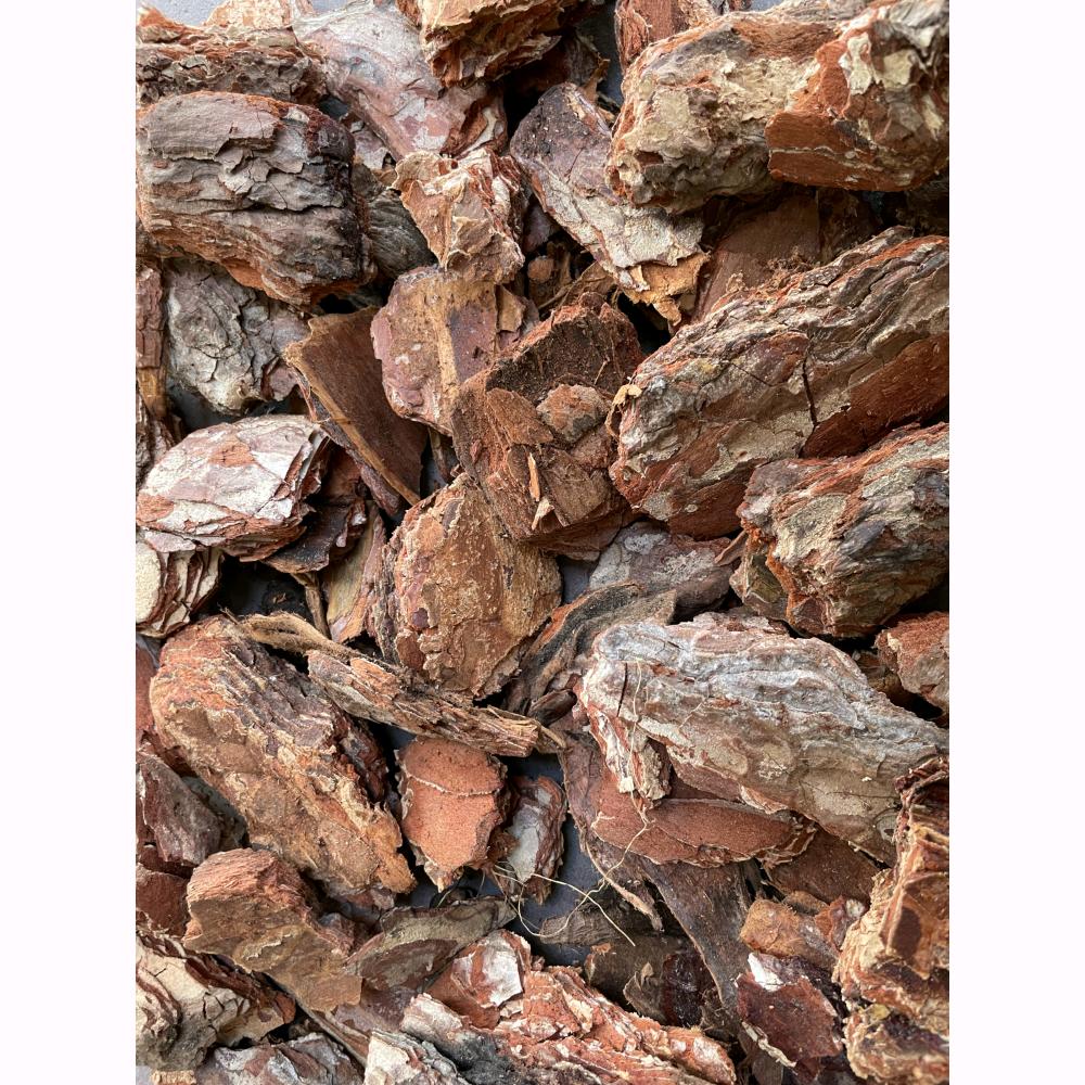 Corteccia di Pino Naturale 60 Litri Granulometria 25-40 mm per decorazione Giardino