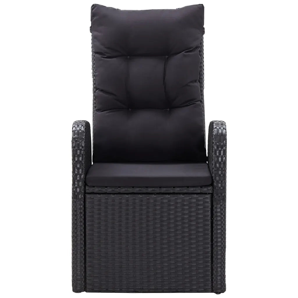 Set Mobili da Pranzo per Giardino 5 pz Nero 3072147