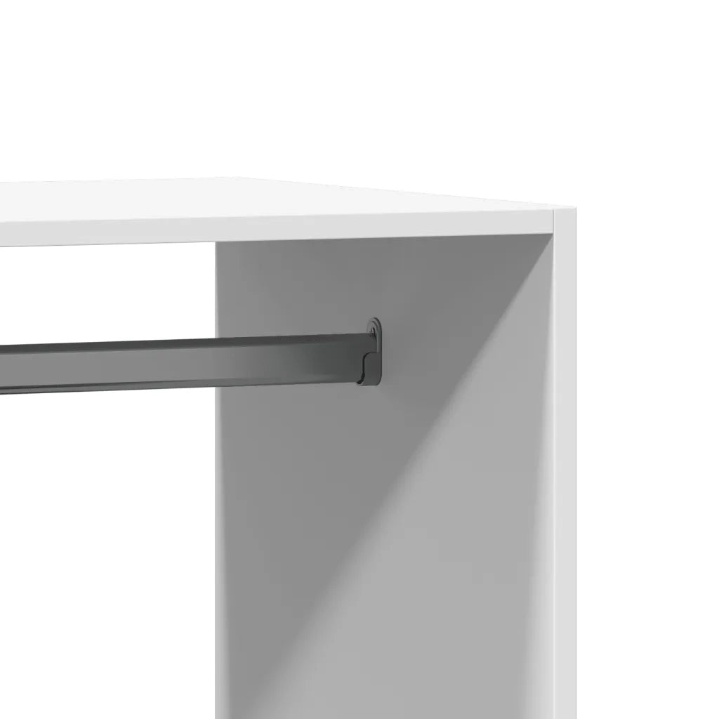 Armadio Bianco 77x48x102 cm in Legno Multistrato CFW5340769