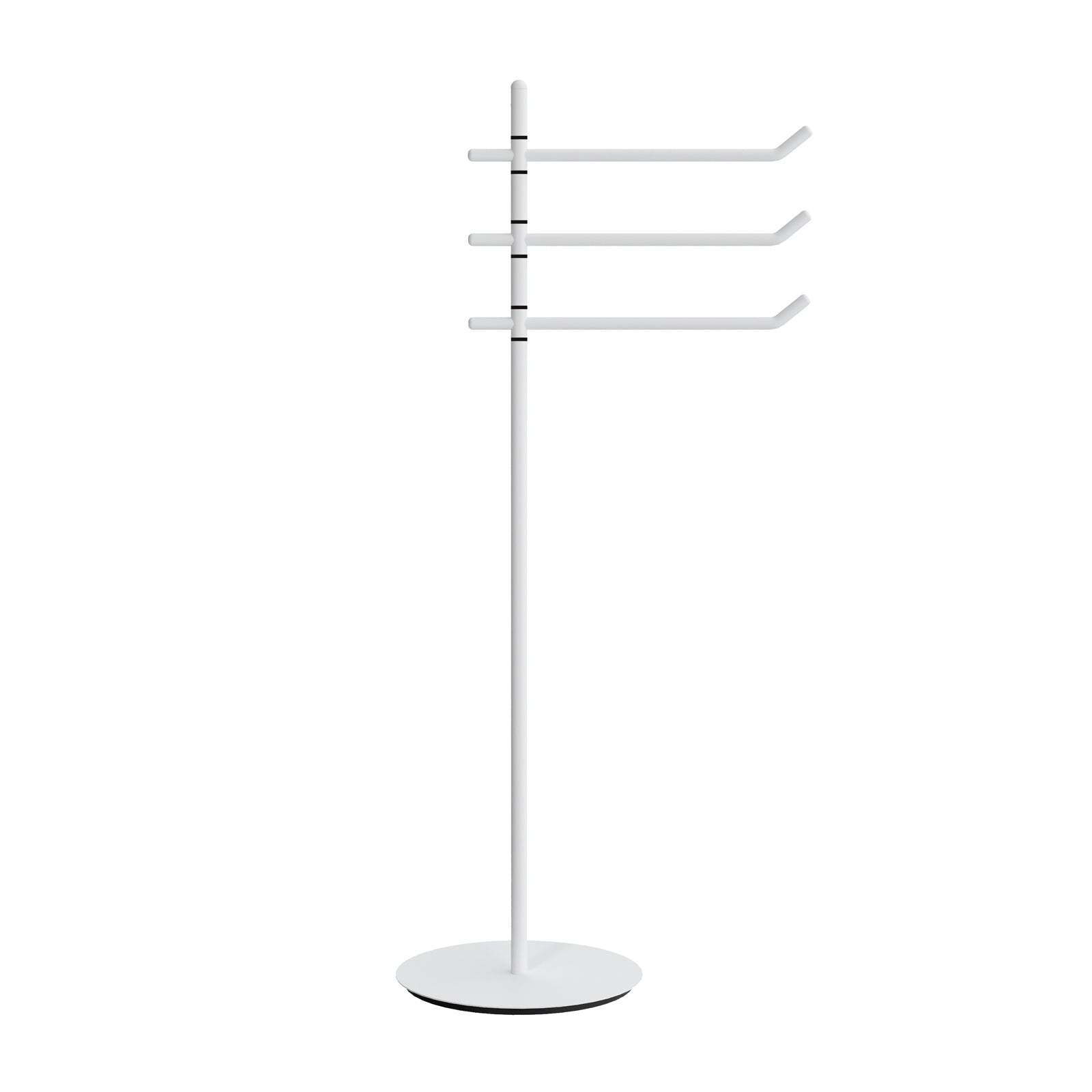 Lineabeta - Piantana con 3 porta asciugamani Stela bianco