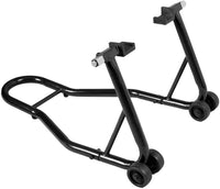Cavalletto per Moto, Cavalletto Posteriore Moto Universale, Regolabile in Larghezza(nero)