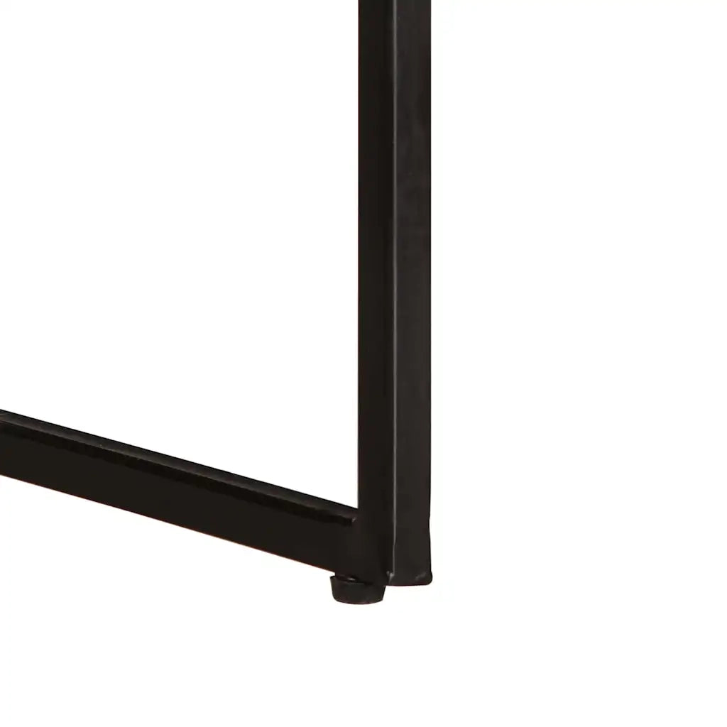 Tavolino da Salotto 110x55x40 cm in Legno Massello di Acacia