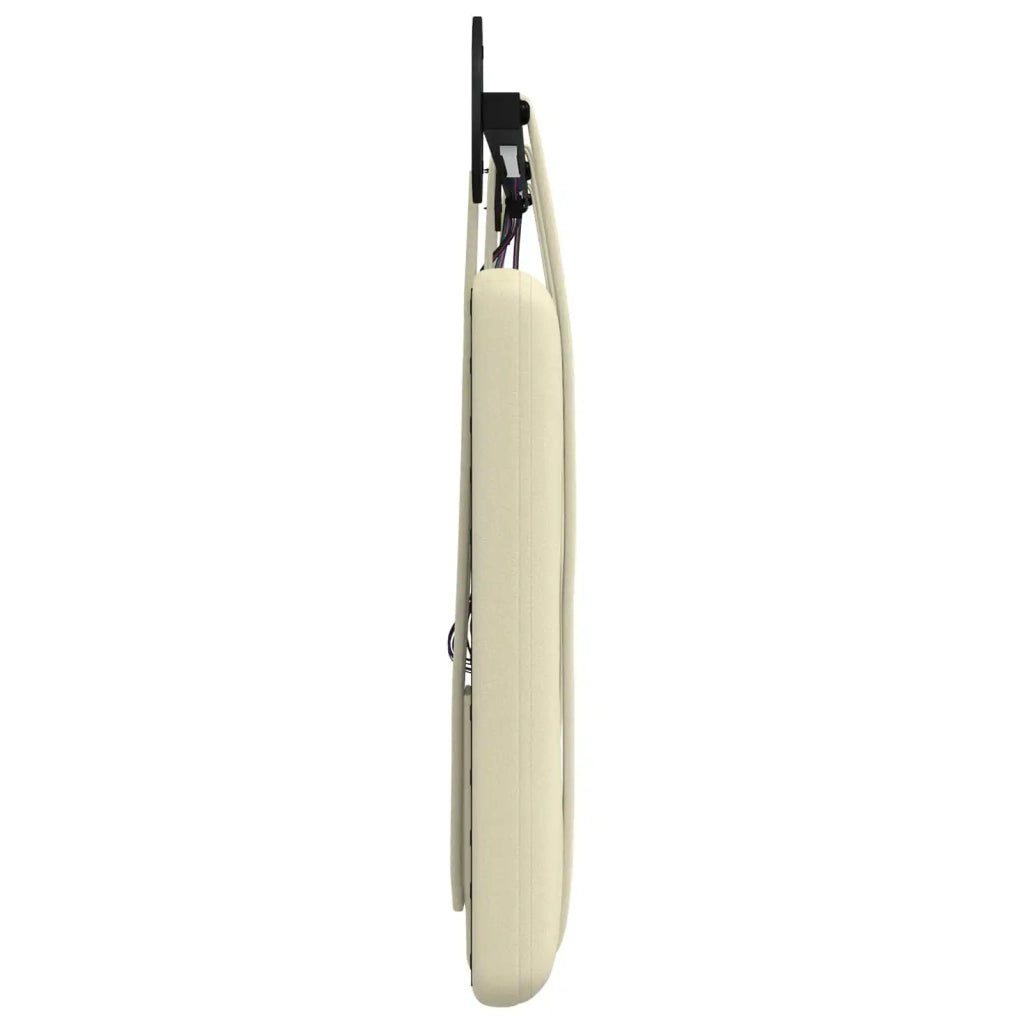 Testiera sospesa Con luce LED Crema Similpelle