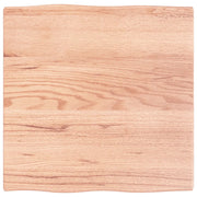 Piano Tavolo | Superficie Tavolo | Piano Scrivania Marrone Chiaro 60x60x2 cm in Rovere Non Trattato