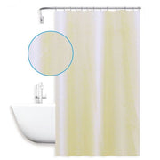 Trade Shop - Tenda Doccia Antimuffa Impermeabile 180x200 Cm Bianca Gialla Texture Rombi 59817 -
