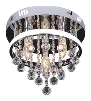 Plafoniera cristallo Rabalux Pallas cromo 30cm LED