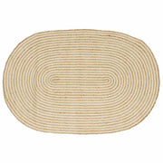 Tappeti per area Naturale e Bianco 122 x 183 cm Juta 42010764