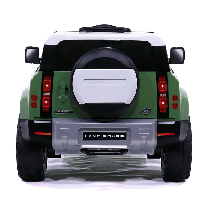 Macchina Elettrica per Bambini 12V con Licenza Land Rover Defender Verde