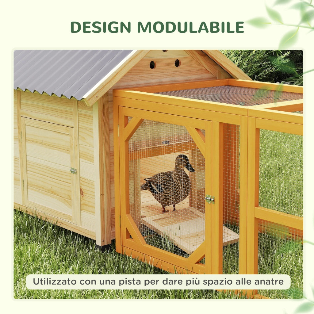 Casetta per Anatre da Giardino ¨C zephmum ¨C Legno 78x90x92 cm
