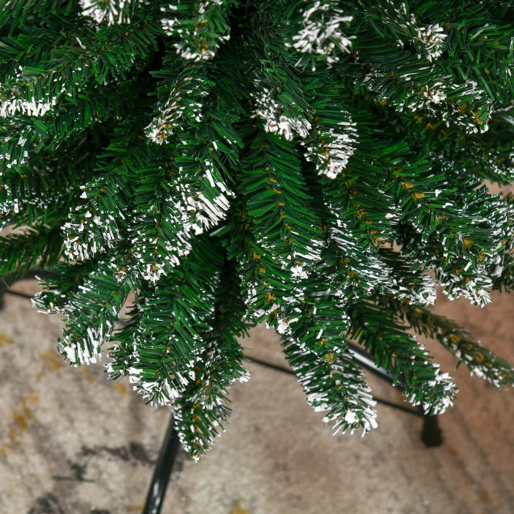 Albero di Natale Artificiale Innevato 195 cm 570 Rami Verde