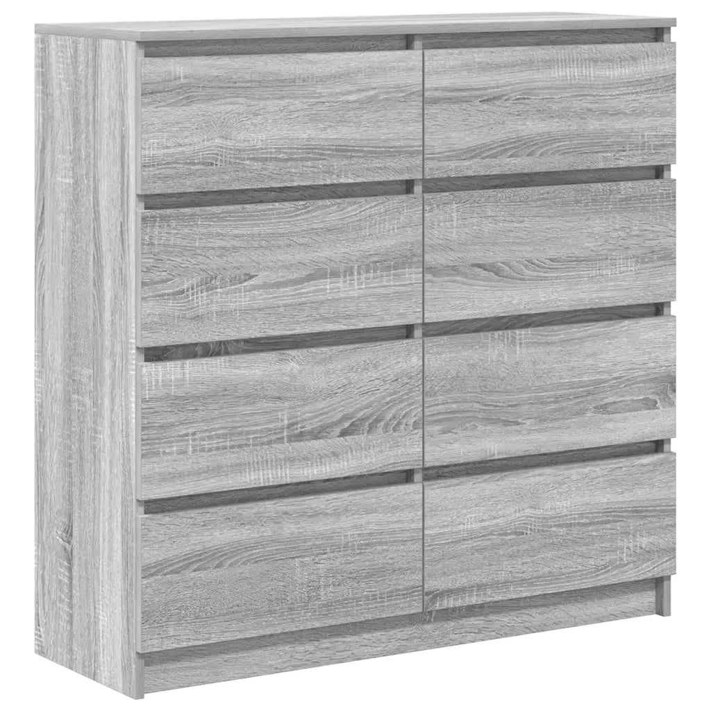 vidaXL Credenza Grigio Sonoma 100x35x99 cm in Legno Multistrato