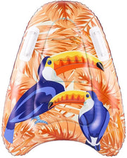 Pannello da surf opzionabile con maniglie - Pannello da bodyboard leggero - Skateboard da nuoto trasportabile - Adatto per bambini/adulti - Materiale PC+Silicone duraturo